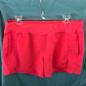 Title Nine Large pink running shorts with pockets